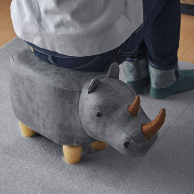 Liberty Grey Rhino animal stool
