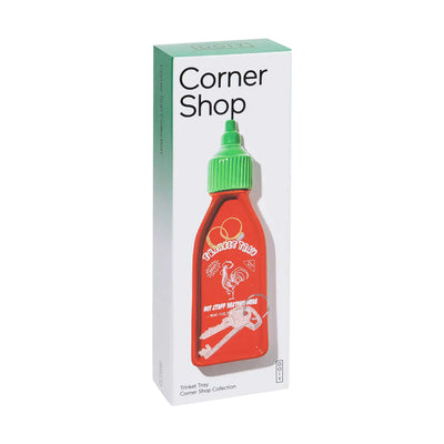 DOIY Corner Shop Tray, Sriracha