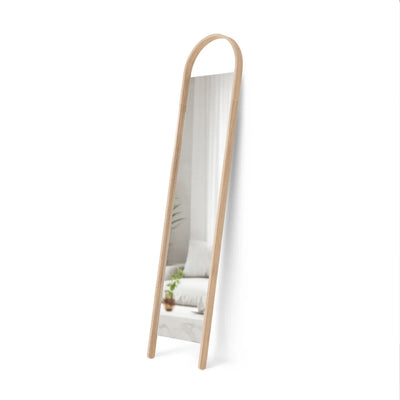 Umbra Bellwood leaning mirror, natural