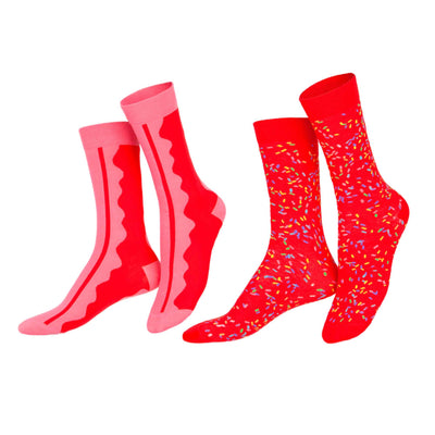 EMS Birthday Cake socks (2 pairs)