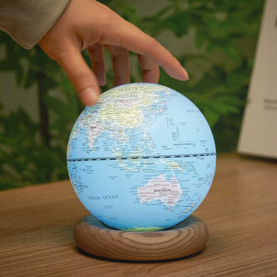 Gingko AtlasGlobe Mini lamp, mini sky blue