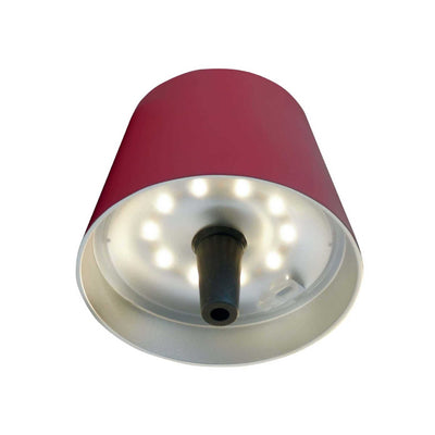 Sompex Top 2.0 rechargeable bottle light, bordeaux