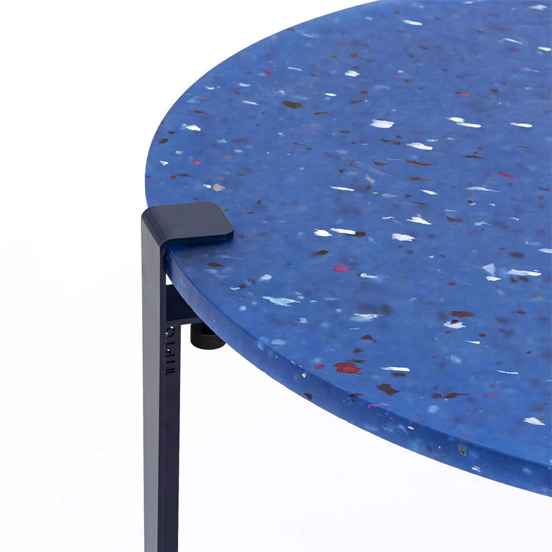 Tiptoe Pacifico coffee table, blue/dark steel