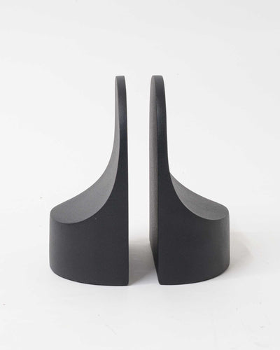 XLBoom Emoji Bookend, Stainless Steel Black