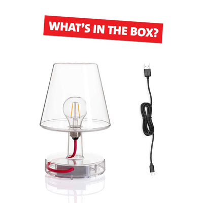 Fatboy Transloetje portable table lamp, Clear