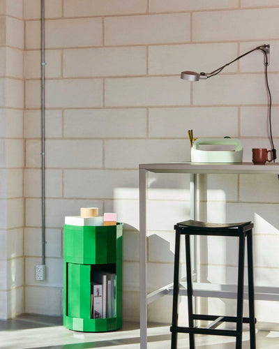 HAY Cupola wall lamp, clear anodized