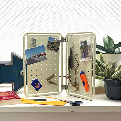 Dulton Mini Pegboard, Ivory