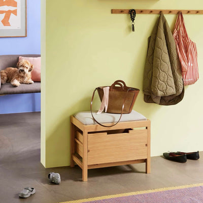 Hübsch Bifi bench, sand/natural