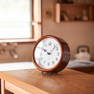 Lemnos Miki Urushi wall clock