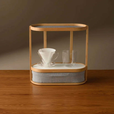 Gudee Life Trivi 2-Tier countertop coffee shelf