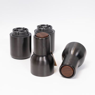 refurbished | Audo Bottle grinders, walnut/bronzed bronze