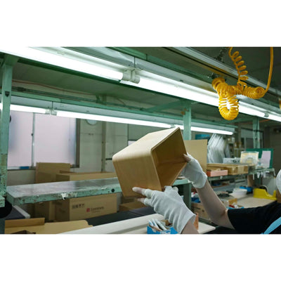 Lemnos Stock tissues box, white