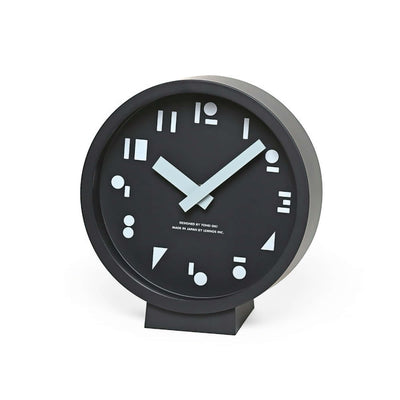 Lemnos M,S,S. table clock, black