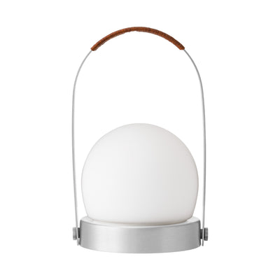 Audo Copenhagen Carrie rechargeable lamp, brushed aluminium