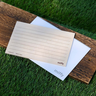 Dick Bruna's Miffy jigsaw puzzle card, blue