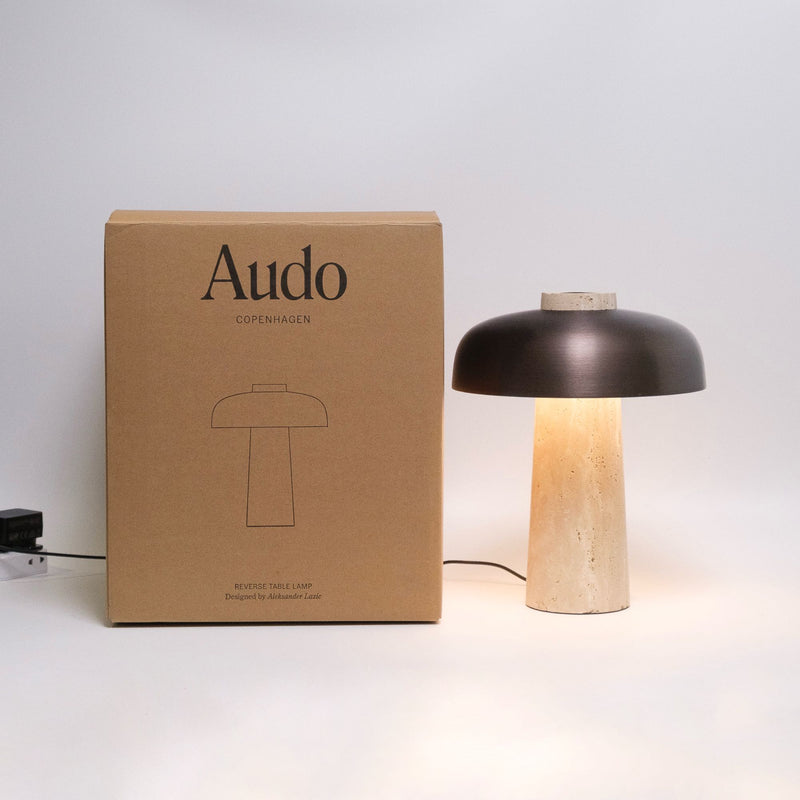 refurbished | Audo Copenhagen Reverse table lamp, bronzed brass