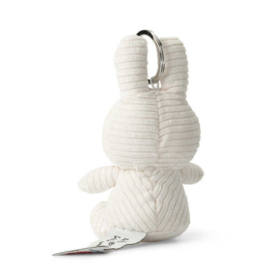 Miffy ECO Corduroy keychain, offwhite