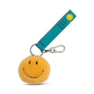 IBTT Smiley ECO Fuzzy Bag Charm 7cm ast. (F Yellow)