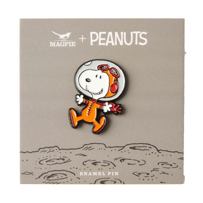 Peanuts x Magpie Snoopy enamel pin, space snoopy