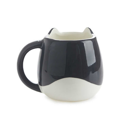Balvi ceramic mug, black kitty