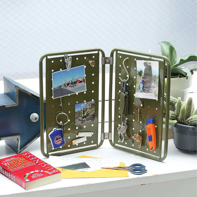 Dulton mini pegboard, olive darb