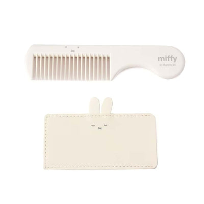 Miffy Face comb with case, white