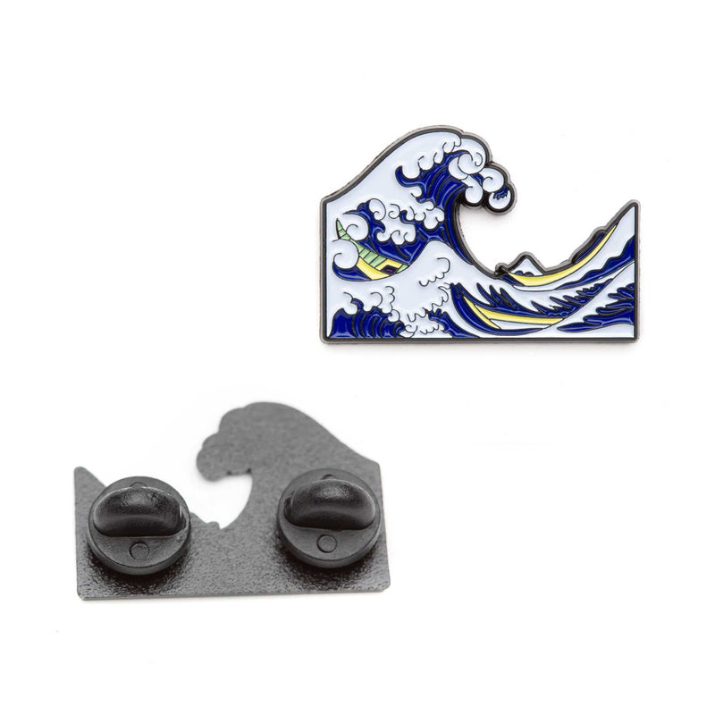 Today is Art Day The Great Wave Pin