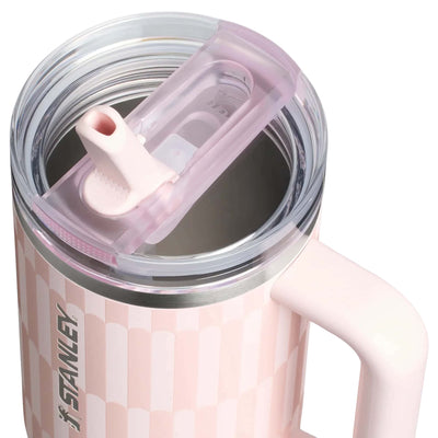 Stanley Quencher Protour flip straw lid tumbler 40oz, tea rose tile