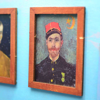 Today is Art Day Bedroom in Arles Miniature Wooden Room