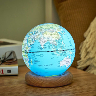 Gingko AtlasGlobe Mini lamp, mini sky blue