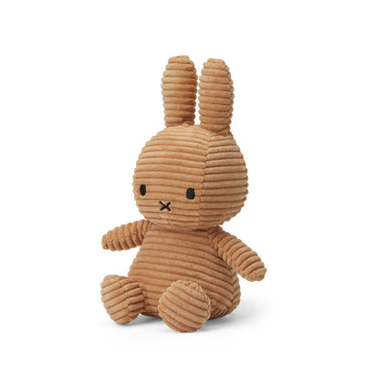 Miffy Sitting soft toy 23cm, Corduroy beige