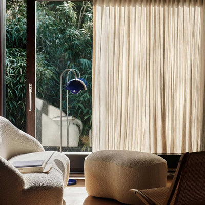 &Tradition Flowerpot VP12 floor lamp, cobalt blue