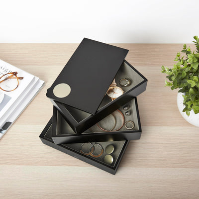 Umbra Spindle storage box, Black