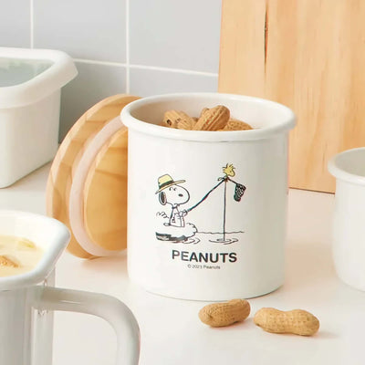 Yutaka Horo x Snoopy enamel canister