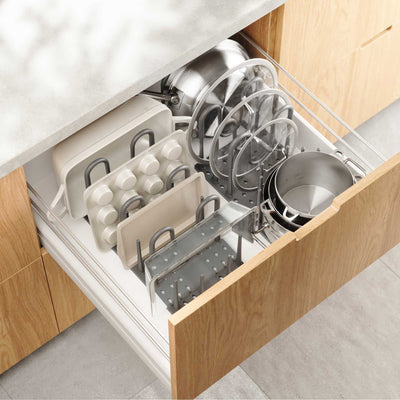 Umbra Peggy cookware organizer, Charcoal