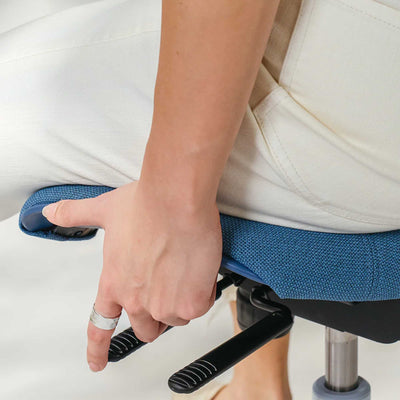 Hag Capisco Puls 8020 fabric, cura blueberry/silver