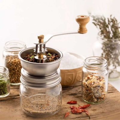 Kilner Seasoning Glass Grinder Jar
