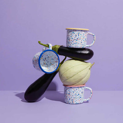 Kapka Enamel Wonder Wheel Mug, Yellow