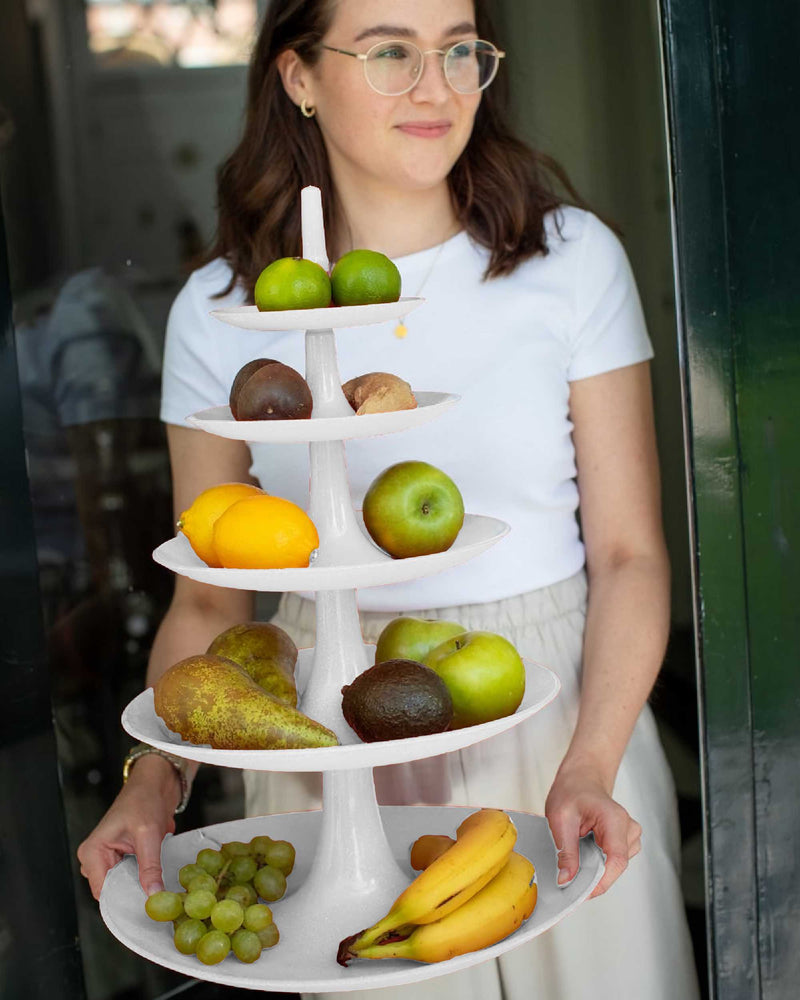 Koziol Babell serving dish 5-tier, white