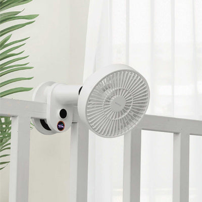 MachinoQ4 Multifunctional Clamp Fan, White