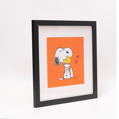 refurbished | Peanuts x Magpie Snoopy framed print (12x12), hugs