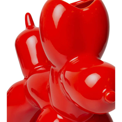 DOIY Bobby vase, red