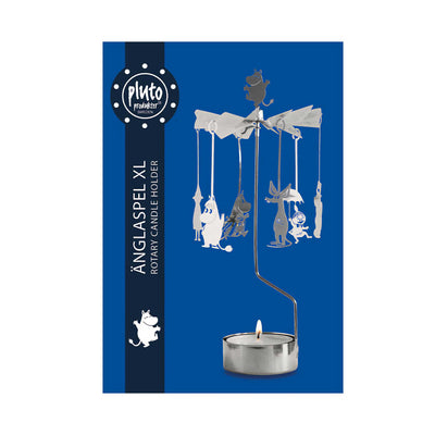 Pluto Moomin Rotary candle holder, silver