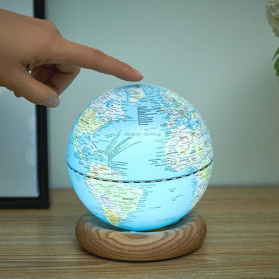 Gingko AtlasGlobe Mini lamp, mini sky blue