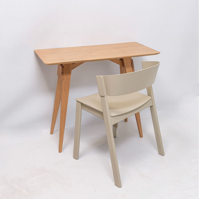 refurbished | Design House Stockholm Arco small desk & Muuto Cover side chair bundle