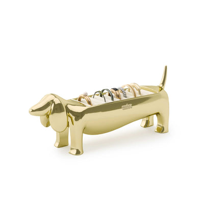 Umbra Dachsie ring holder, Brass