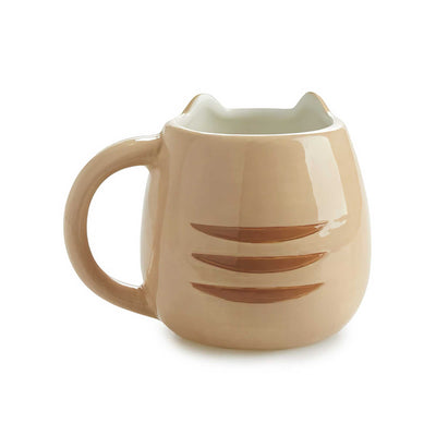 Balvi ceramic mug, brown kitty