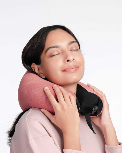 UNO™ Knit travel pillow, istanbul pink