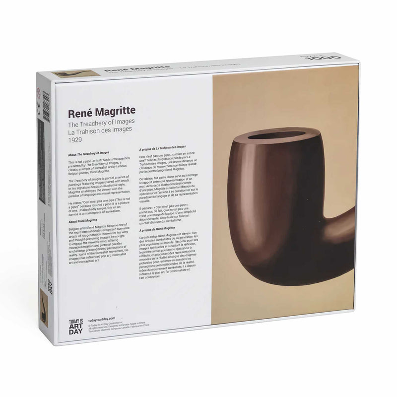 Today is Art Day The Treachery of Images Puzzle (1,000pcs)