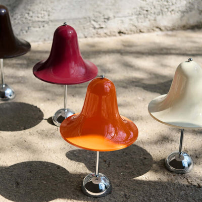 Verpan Pantop Portable rechargeable lamp, vivide orange